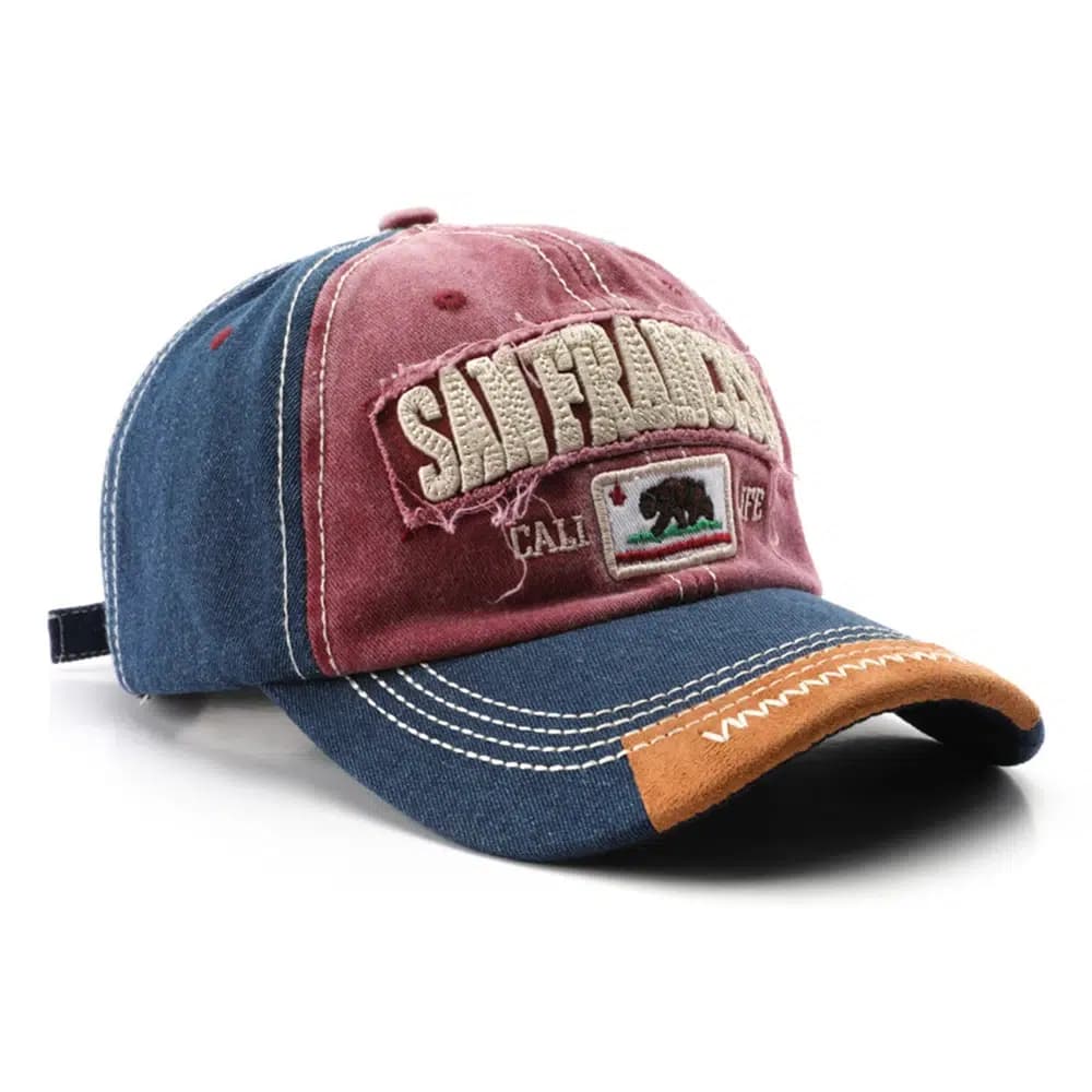 Casquette Vintage San Francisco (Modèle: Foncé)