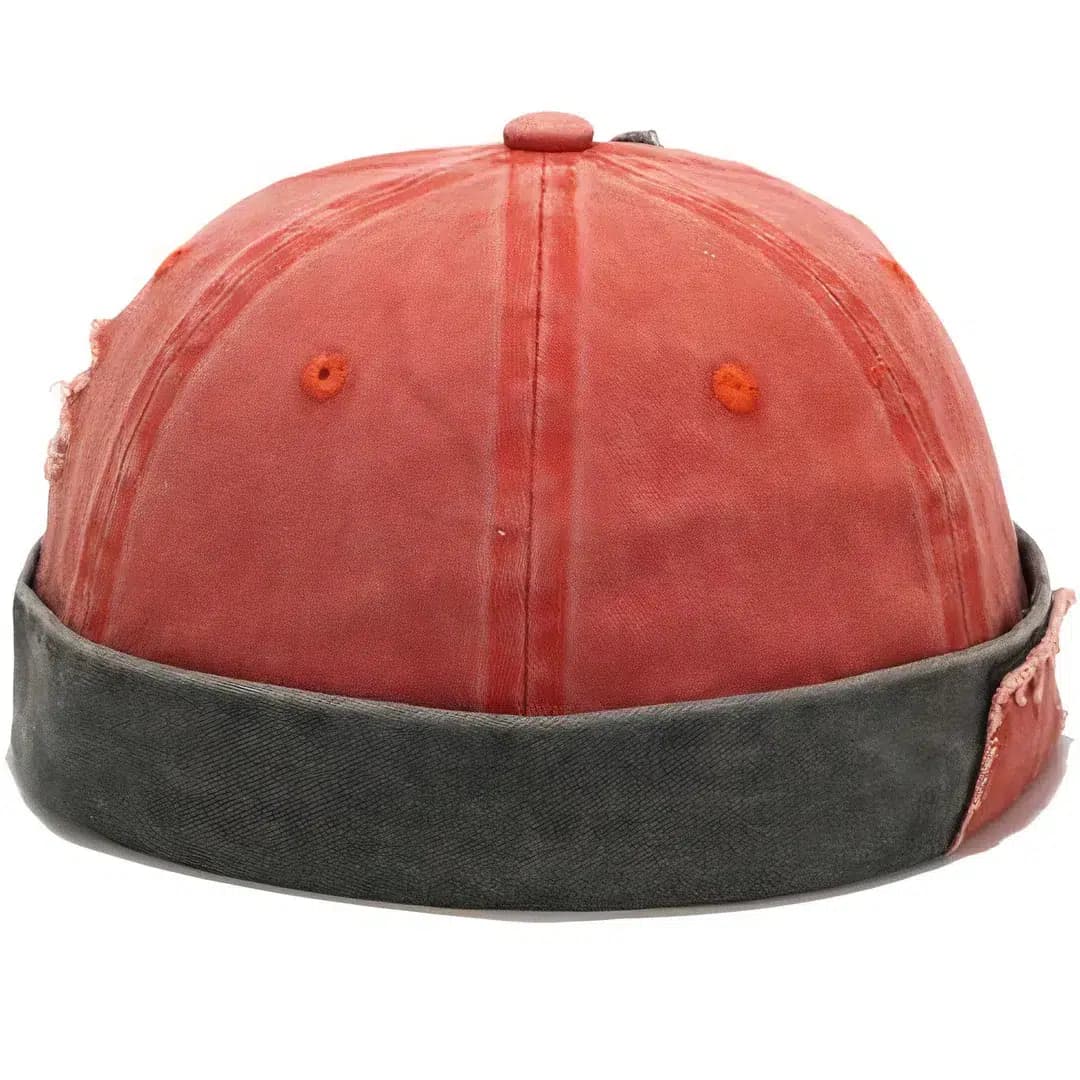 Casquette Docker Streetwear (Couleur: Rouge)