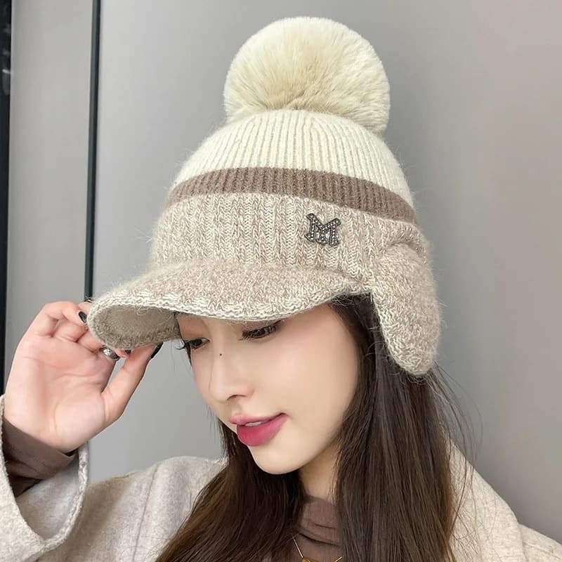 Bonnet Casquette Femme (Couleur: Beige)
