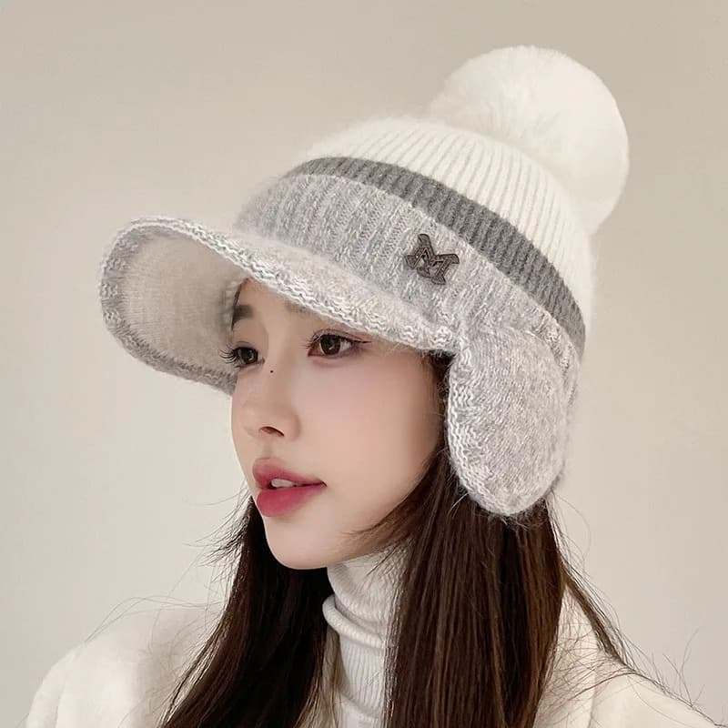 Bonnet Casquette Femme (Couleur: Blanc)