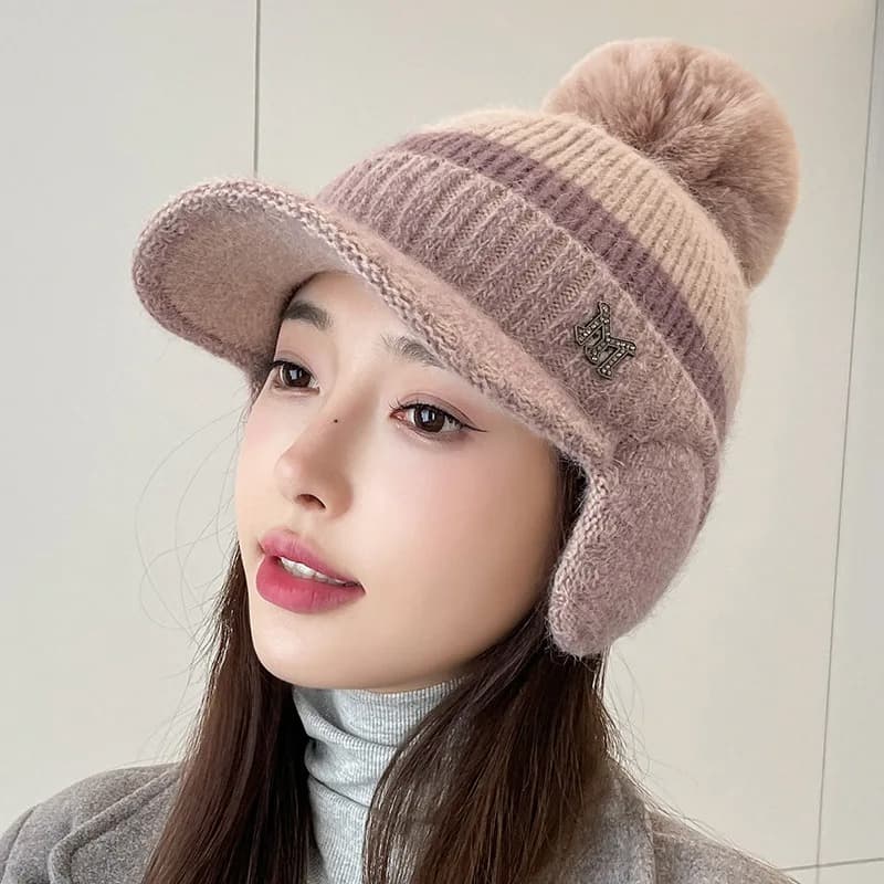 Bonnet Casquette Femme (Couleur: Rose)