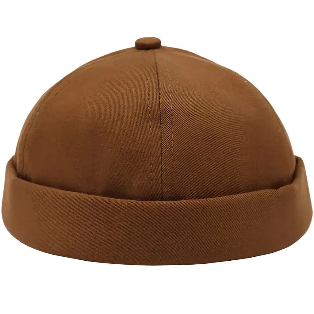 Casquette Docker Uni (Couleur: Marron)