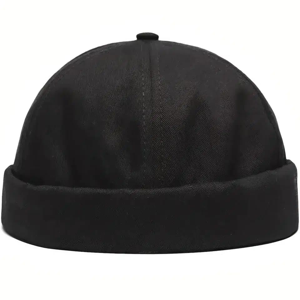Casquette Docker Uni (Couleur: Noir)