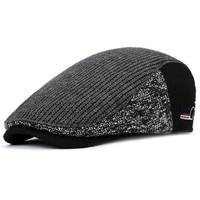 Casquette Plate Hiver (Modèle: Gris)