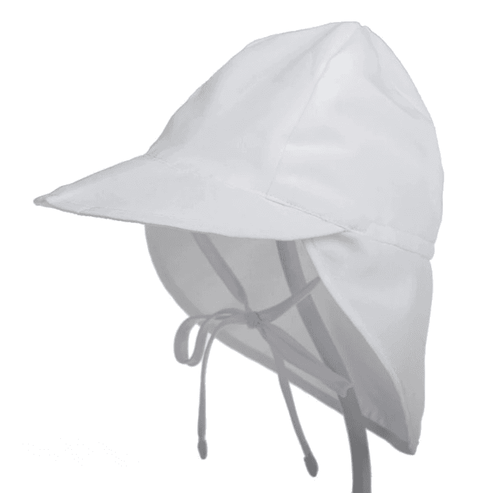 Casquette Anti UV Bébé (Couleur: Blanc, Taille: S 44-48cm)