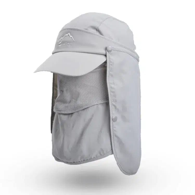 Casquette Anti-UV Gris