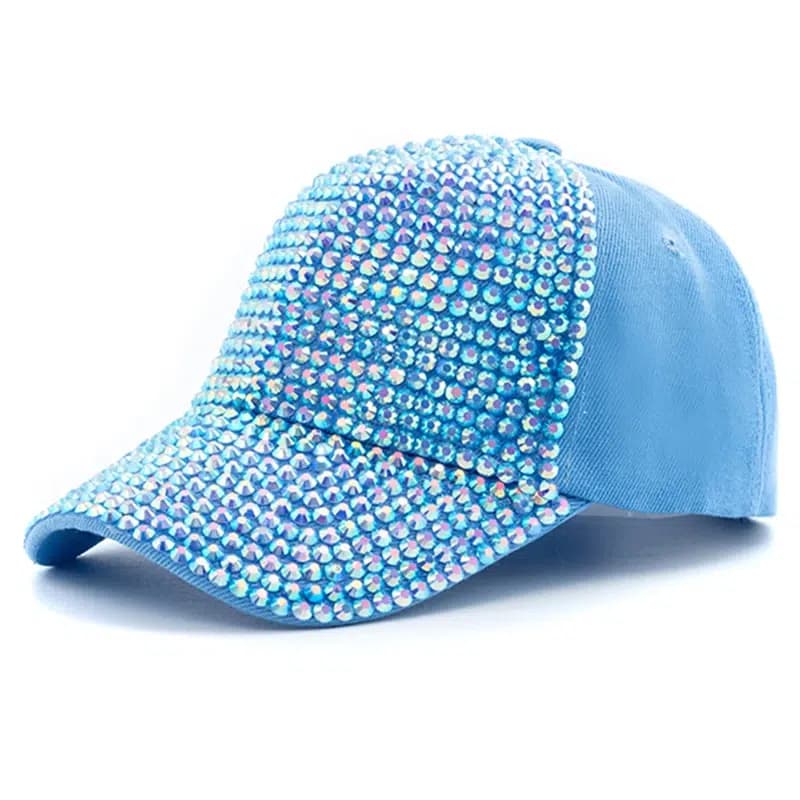 Casquette Baseball Diamant (Modèle: Bleu)