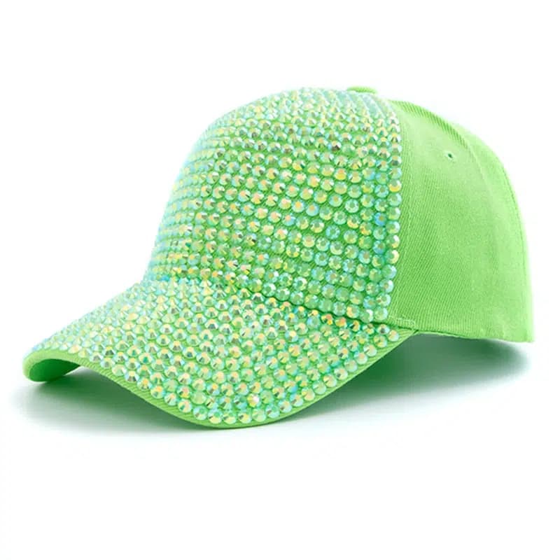Casquette Baseball Diamant (Modèle: Vert)