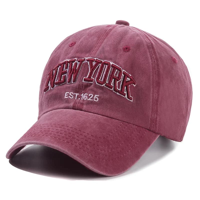 Casquette Baseball New-York (Modèle: Rouge)