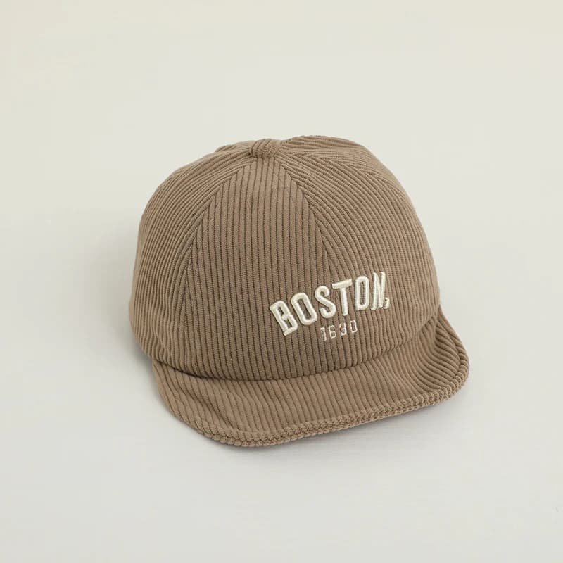 Casquette Bébé en Velours (Couleur: Marron)