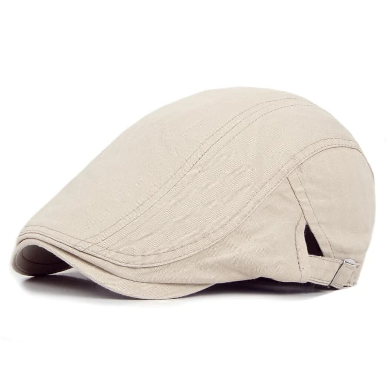 Casquette Beige Plate Réglable