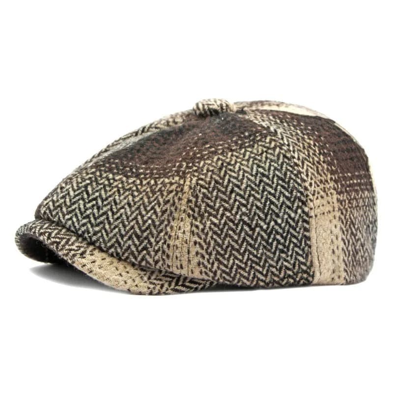 Casquette Beret Style Vintage (Modèle: Marron)