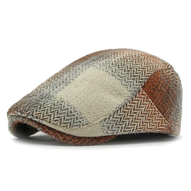 Casquette Plate Style Vintage (Modèle: Orange)