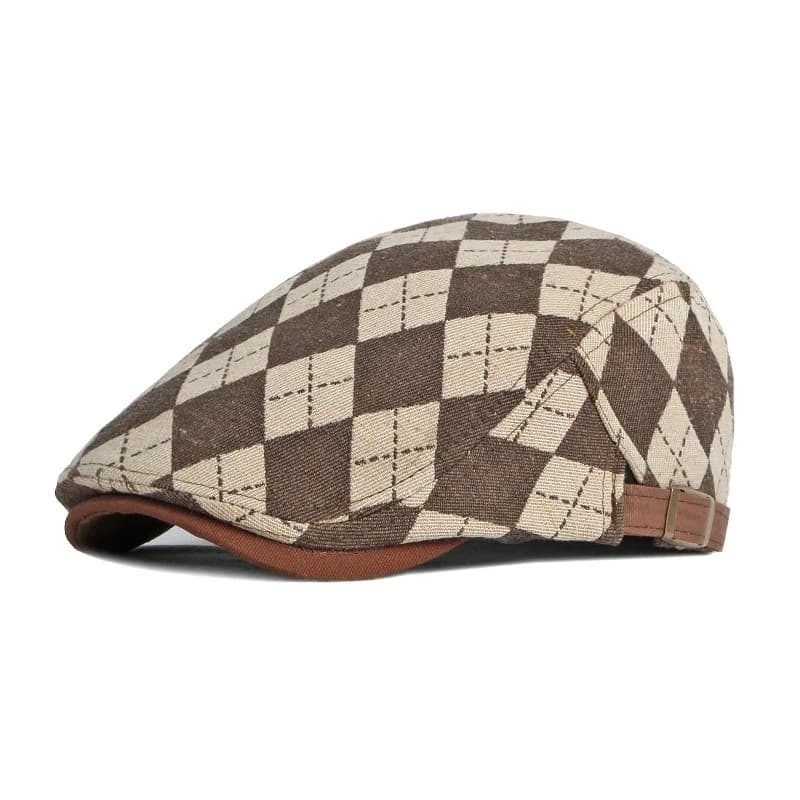 Casquette Béret Vintage (Modèle: Marron)