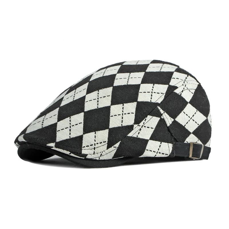 Casquette Béret Vintage (Modèle: Noir)