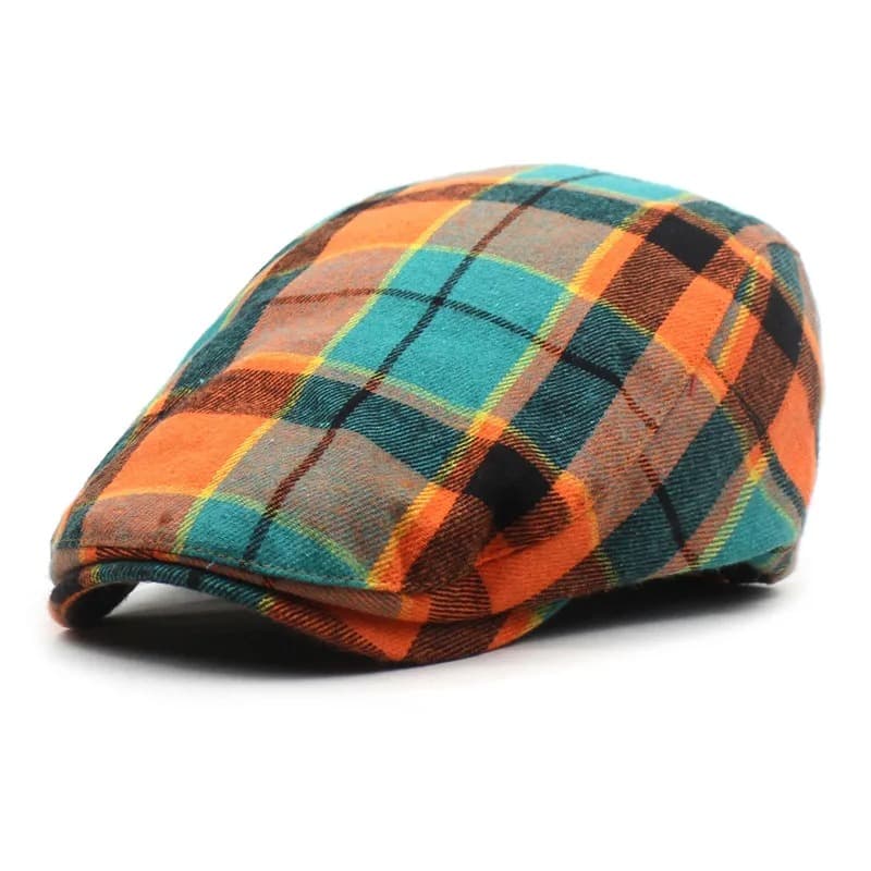 Casquette Béret à Carreaux