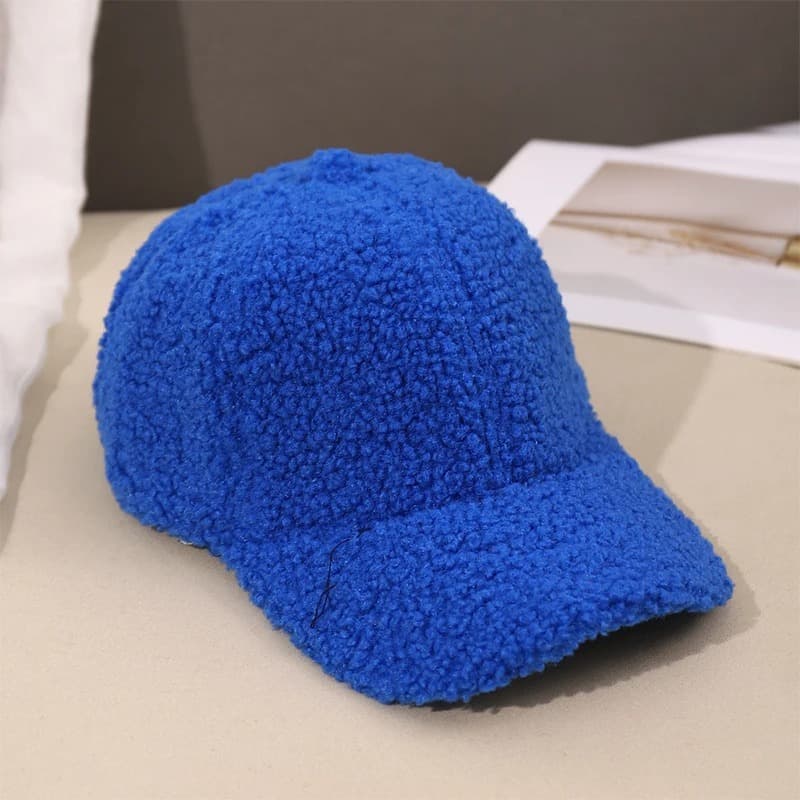 Casquette Bleu en Laine
