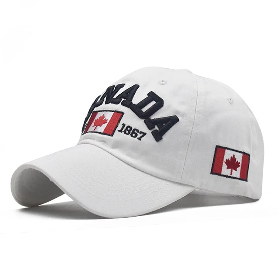 Casquette Canada (Couleur: Blanc)
