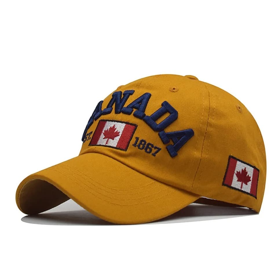 Casquette Canada (Couleur: Moutarde)