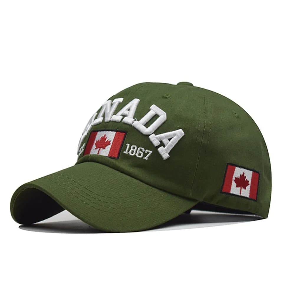 Casquette Canada (Couleur: Vert)