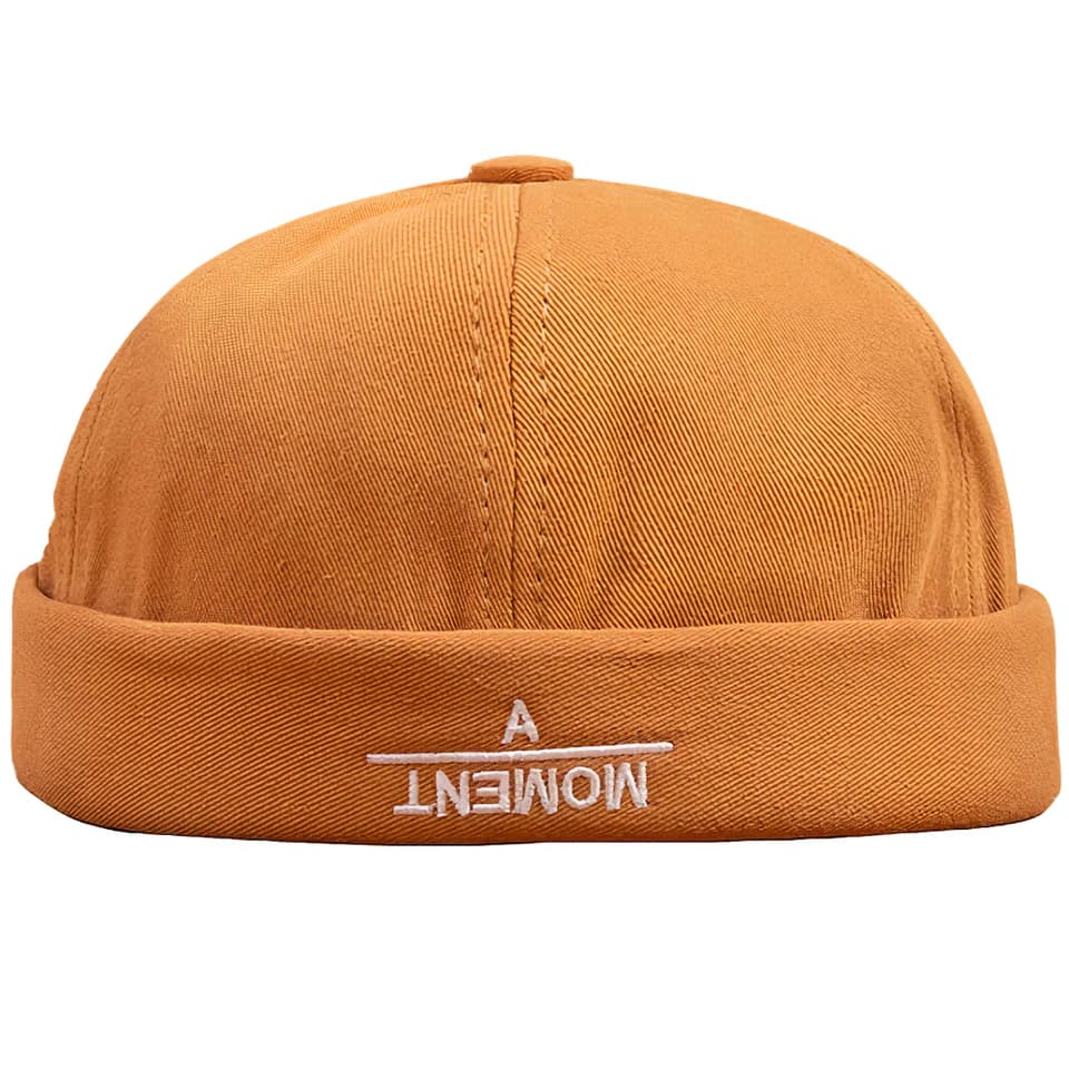 Casquette Docker "A Moment" (Couleur: Orange)