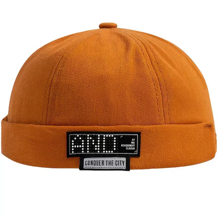 Casquette Docker And (Couleur: Orange)
