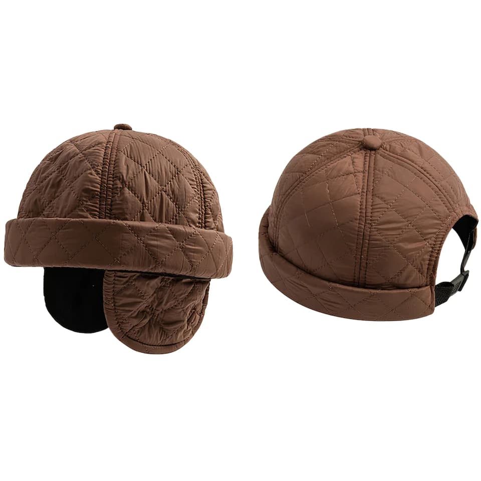 Casquette Docker Cache Oreille (Couleur: Café)