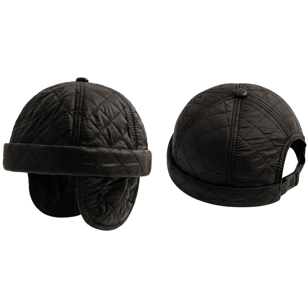 Casquette Docker Cache Oreille (Couleur: Noir)