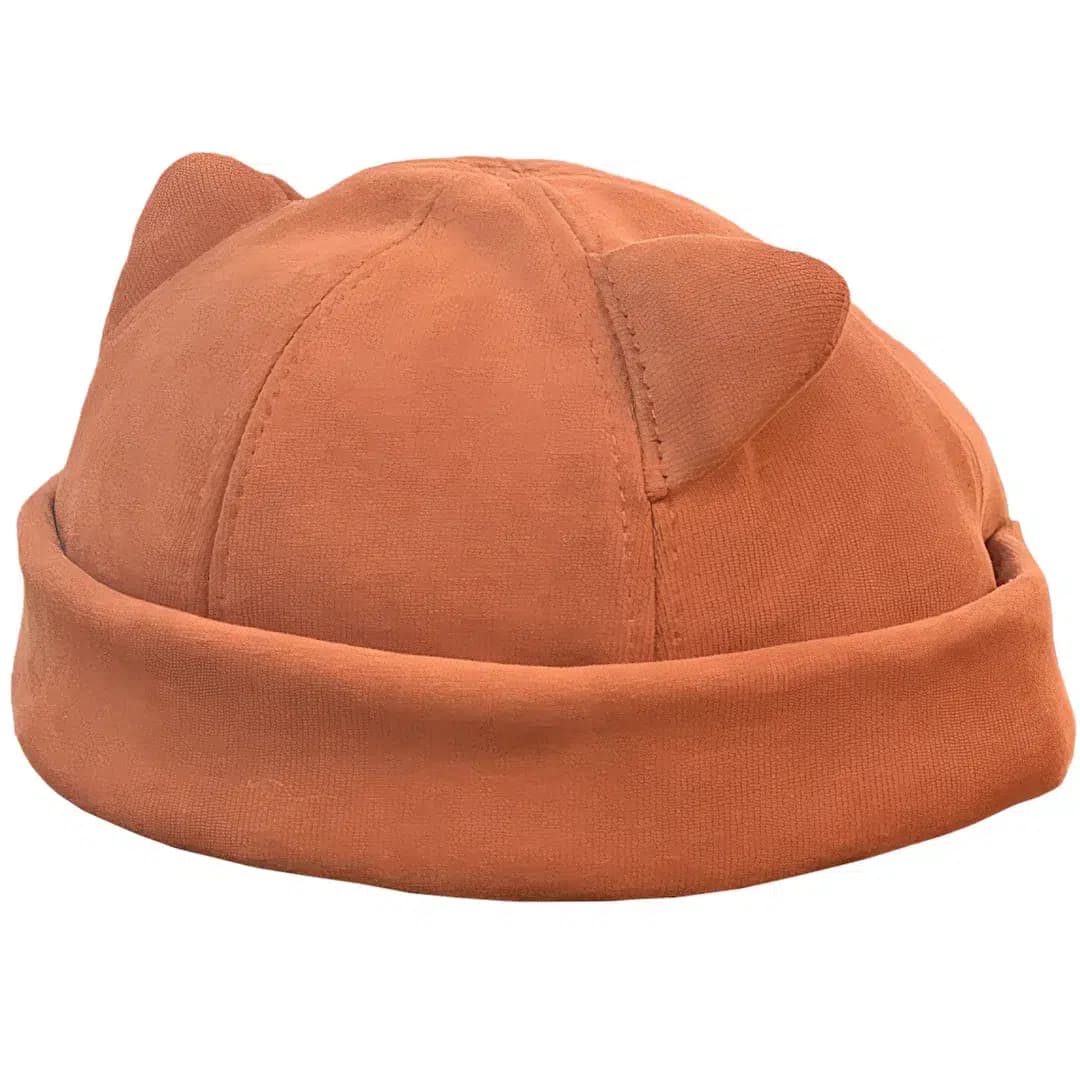 Casquette Docker Chaton (Couleur: Orange)