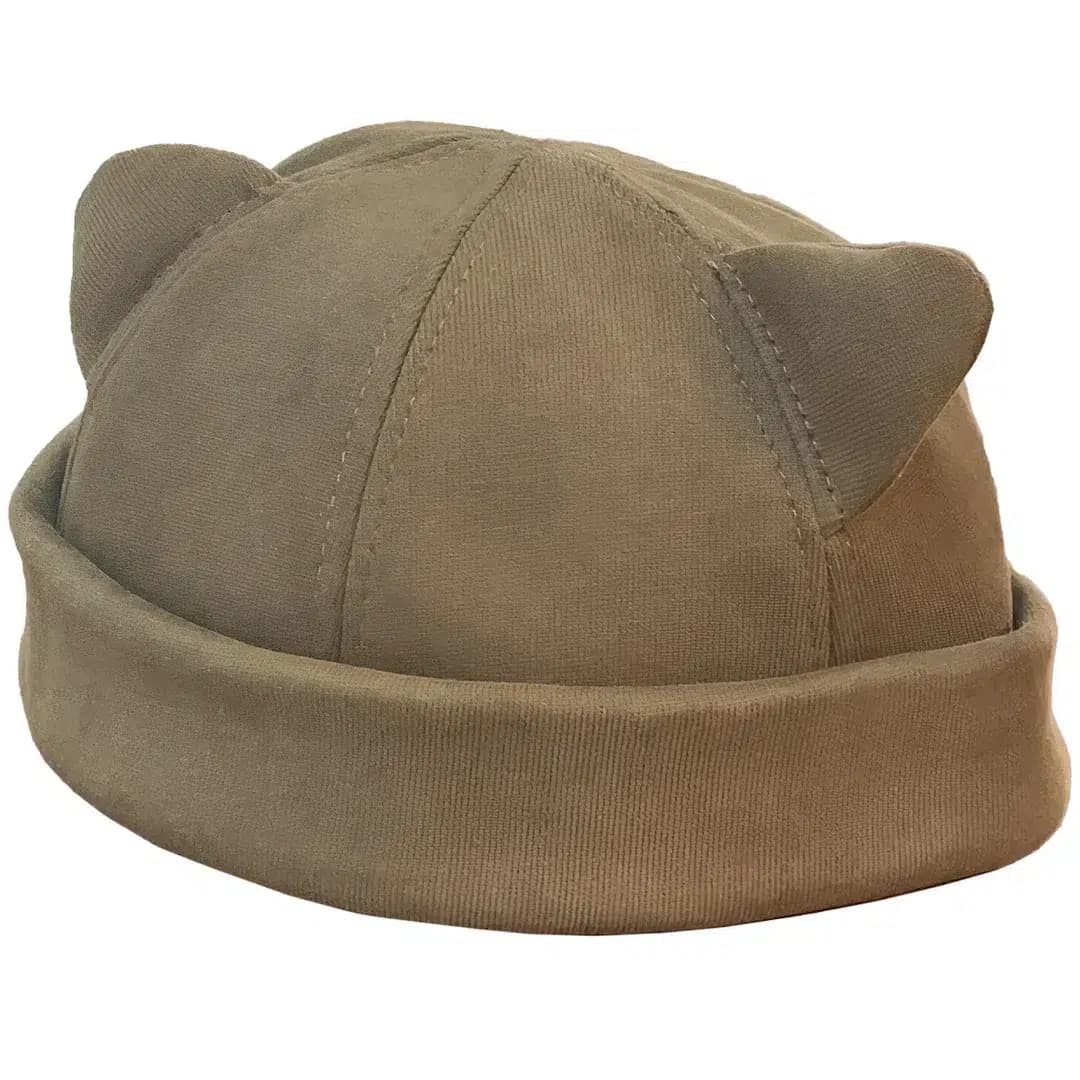 Casquette Docker Chaton (Couleur: Vert Kaki)
