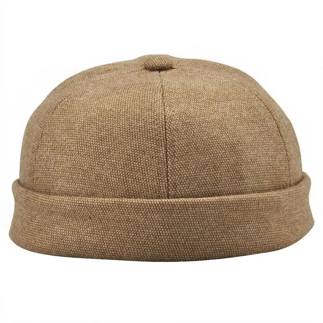 Casquette Docker Coton Piqué (Couleur: Beige)