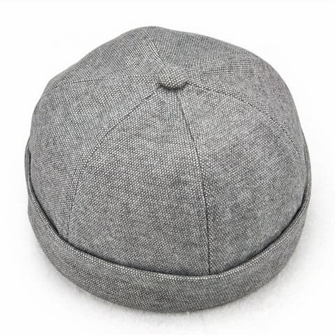Casquette Docker Coton Piqué (Couleur: Gris clair)