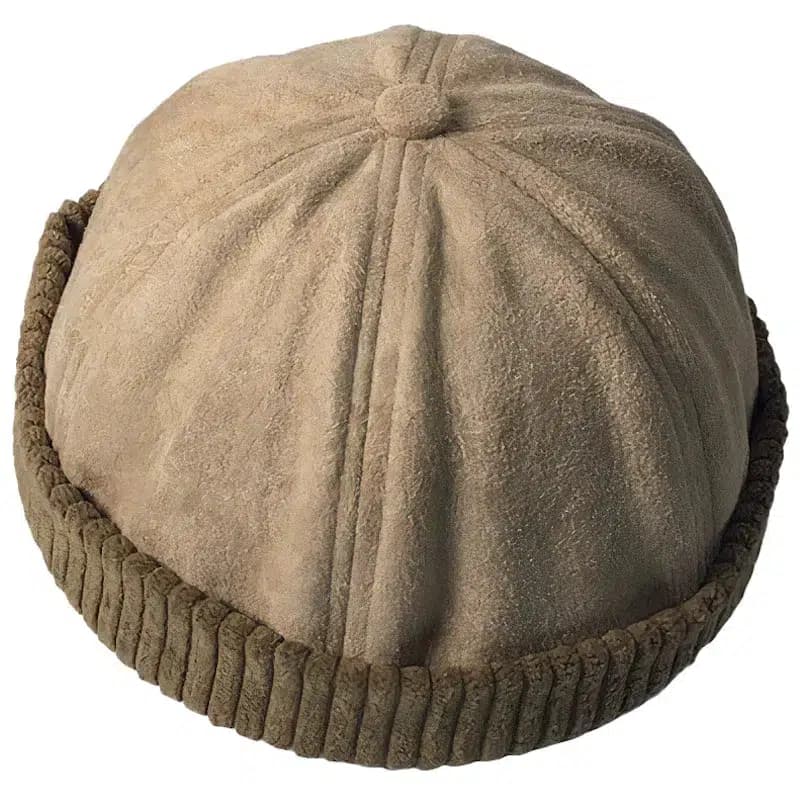 Casquette Docker de Daim