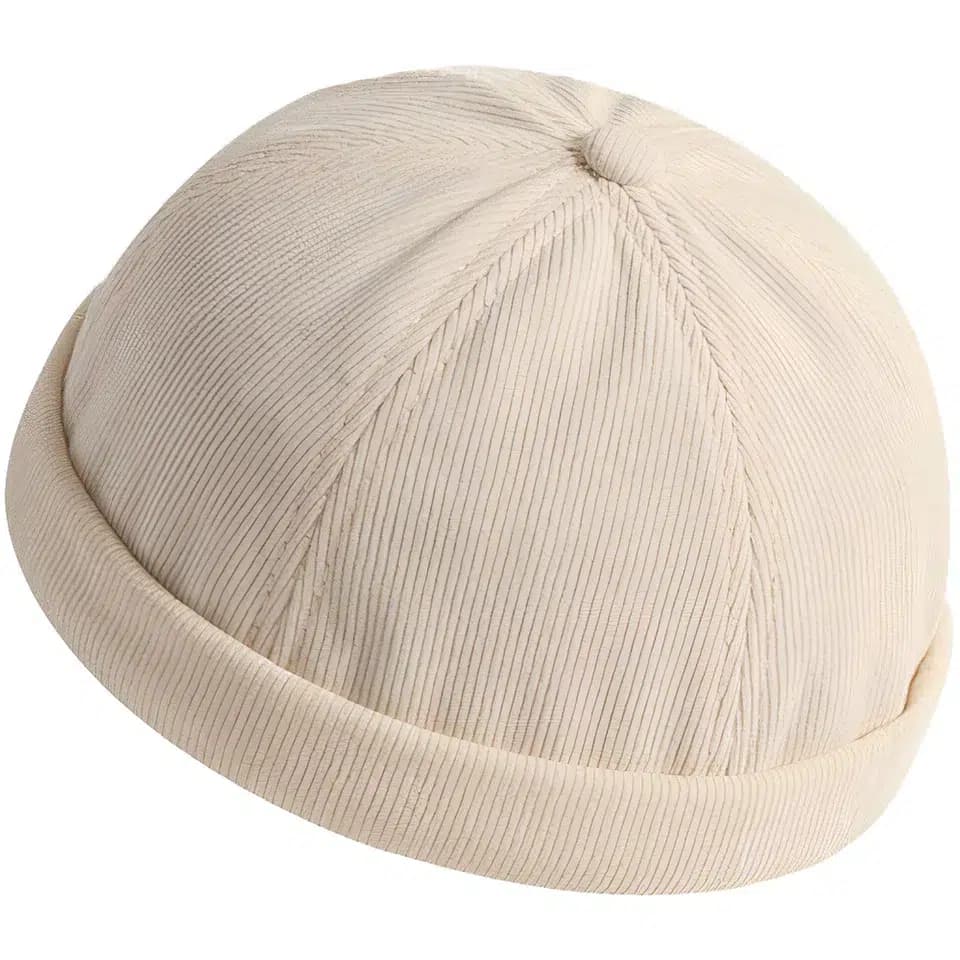 Casquette Docker En Velours (Couleur: Blanc)