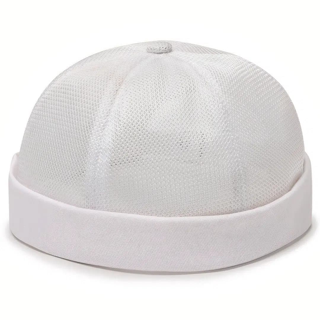 Casquette Docker Filet (Couleur: Blanc)