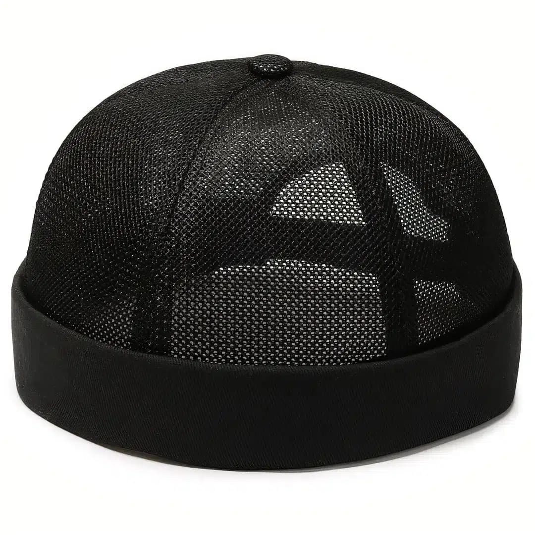 Casquette Docker Filet (Couleur: Noir)