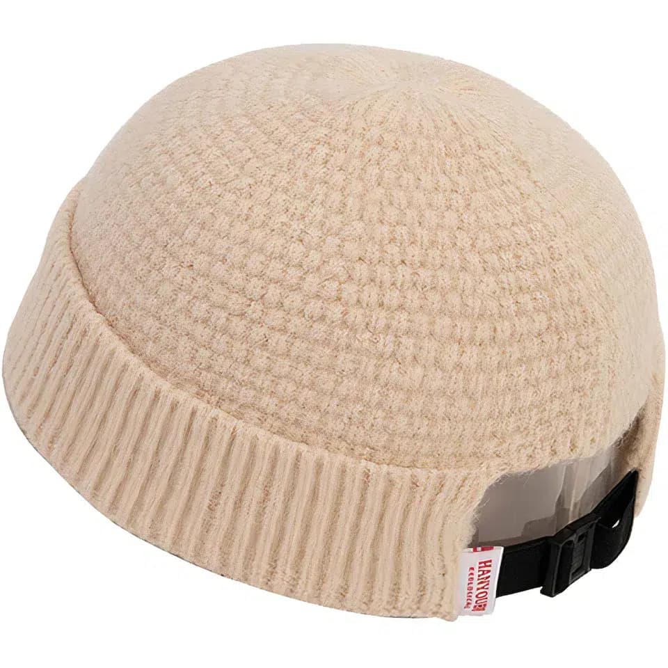 Casquette Docker Grosse Maille (Couleur: Beige)