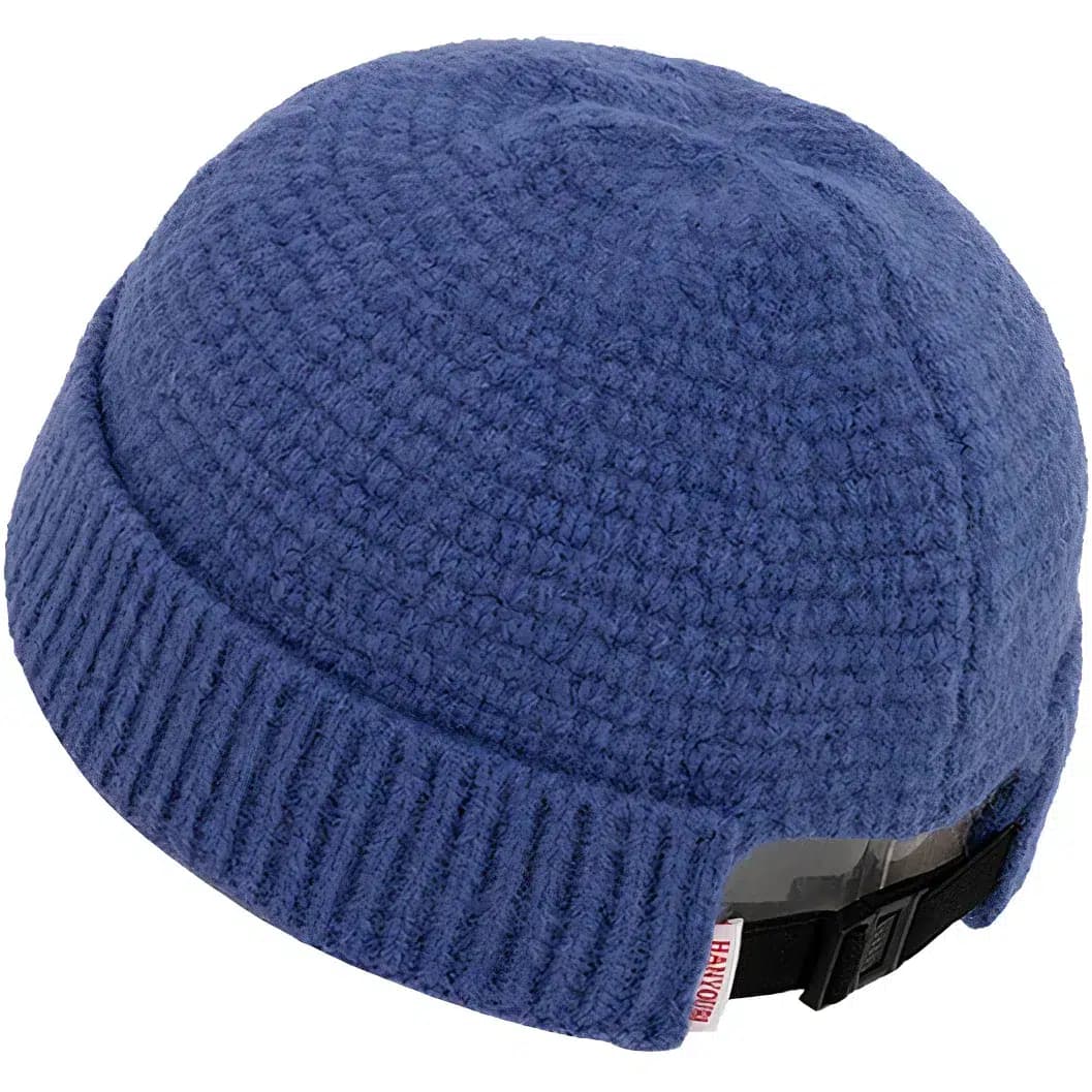 Casquette Docker Grosse Maille (Couleur: Bleu)