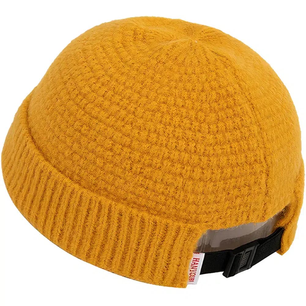 Casquette Docker Grosse Maille (Couleur: Jaune)
