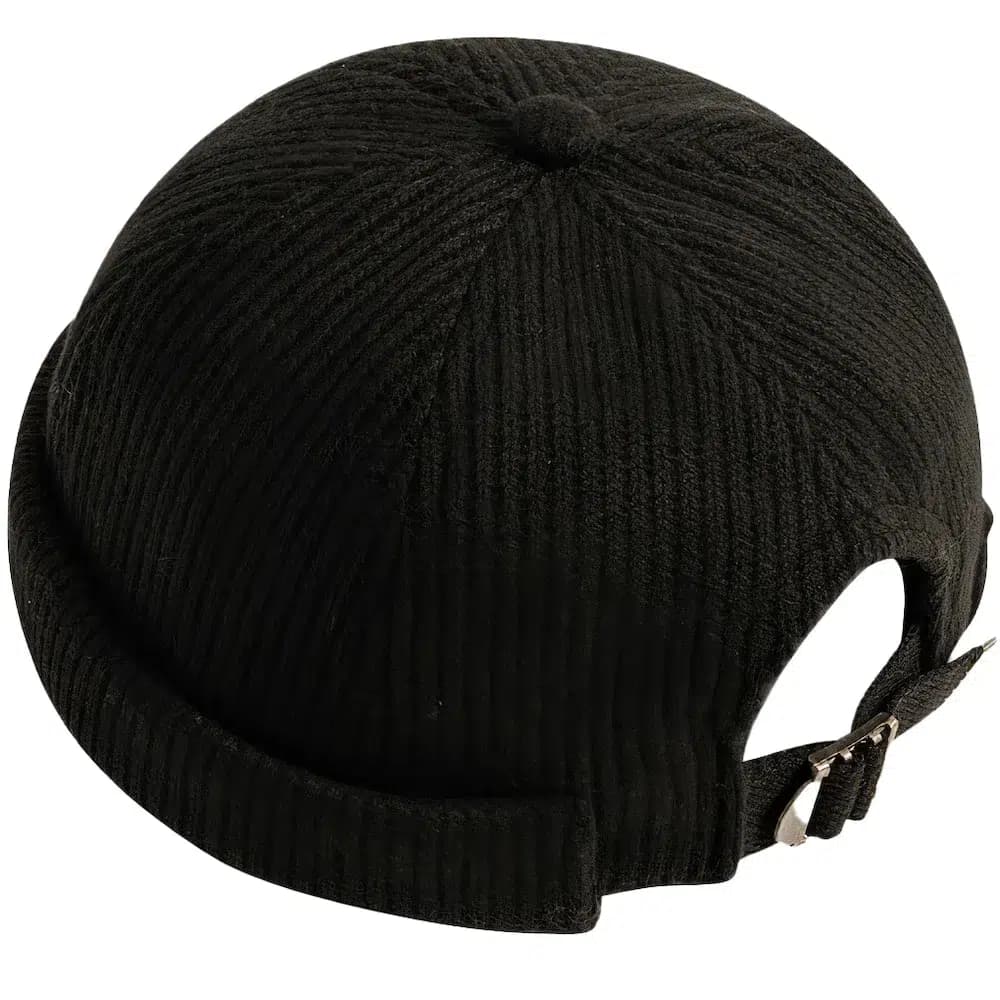 Casquette Docker Hiver (Couleur: Noir)