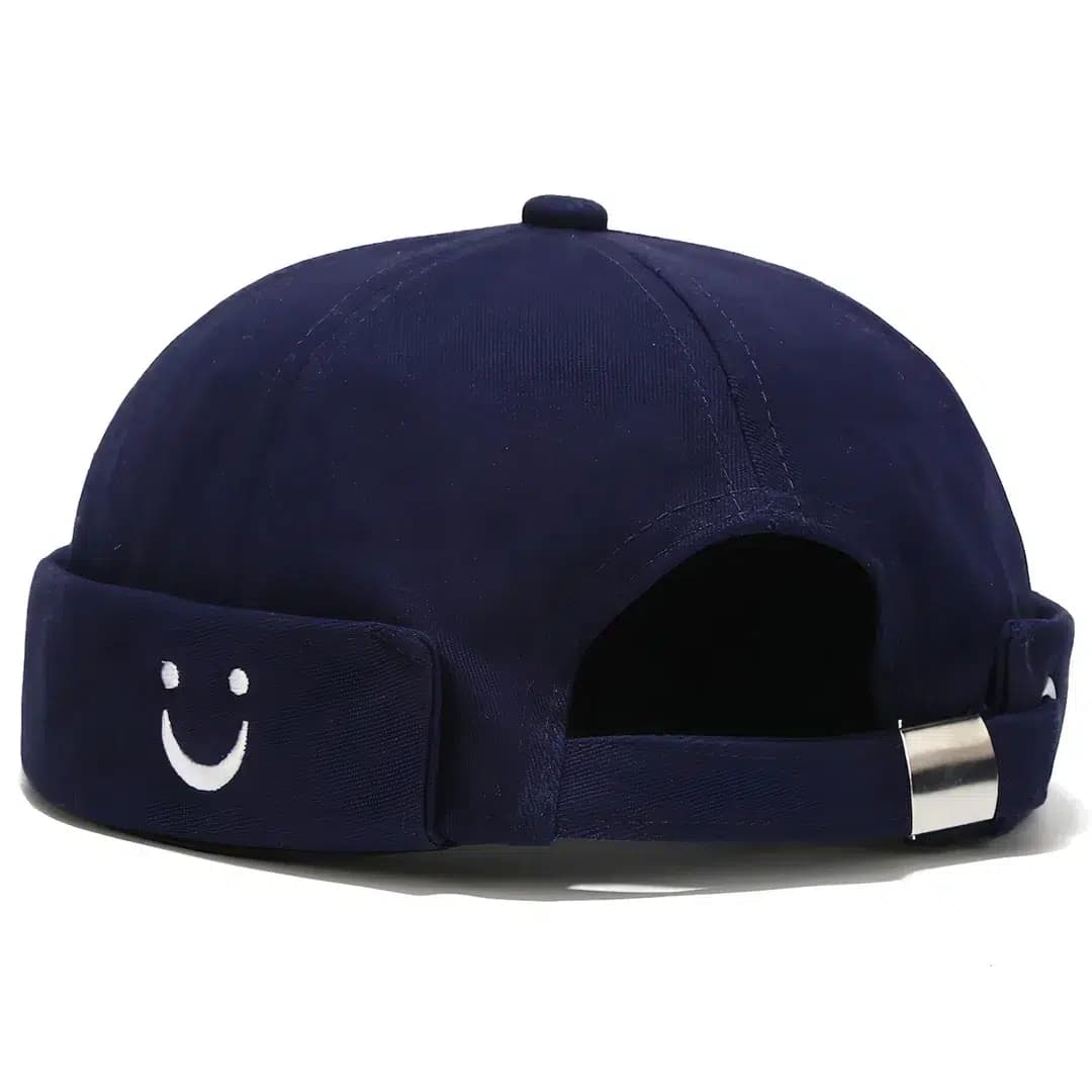 Casquette Docker Smiley (Couleur: Bleu)