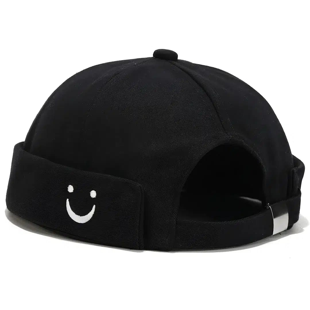 Casquette Docker Smiley (Couleur: Noir)