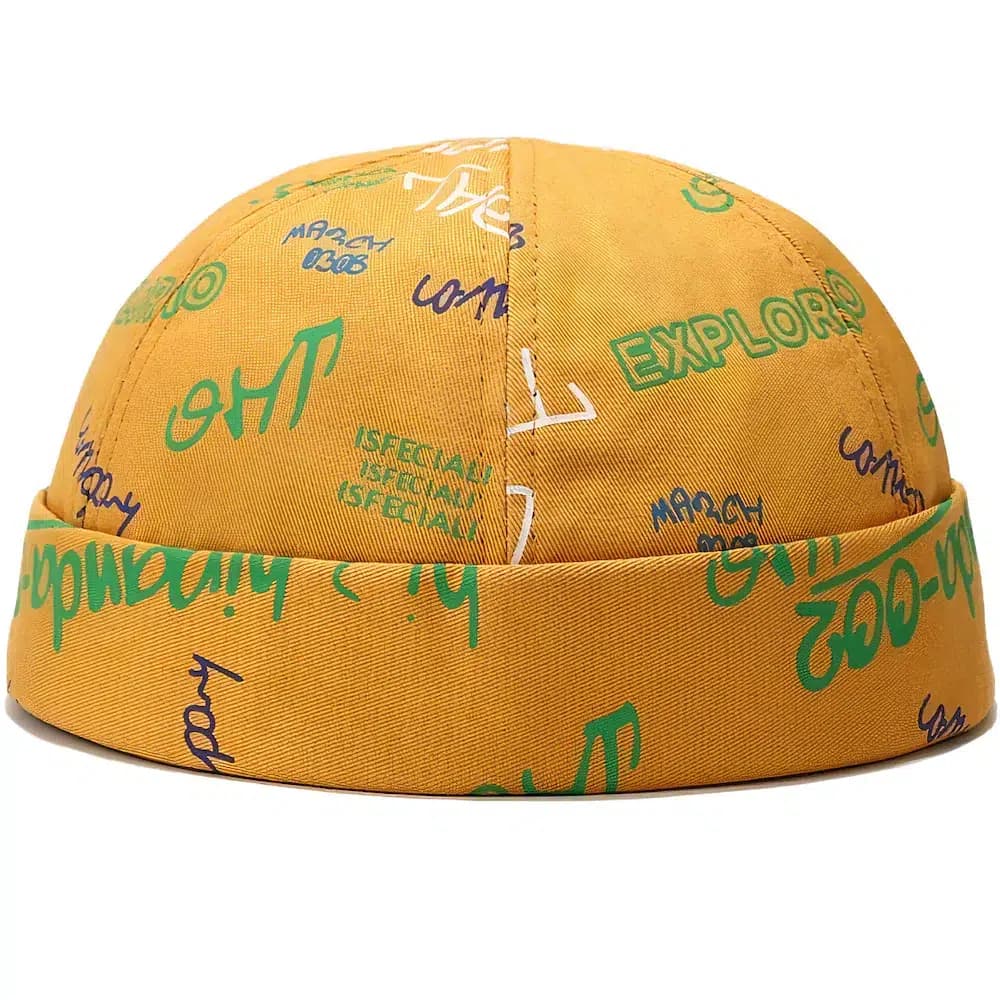 Casquette Docker Tag (Couleur: Jaune)