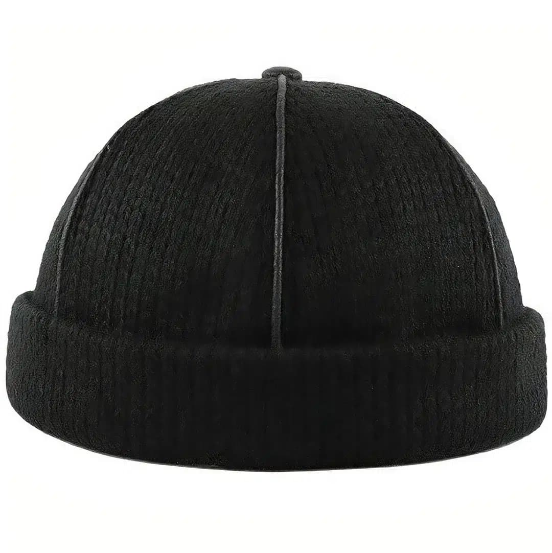 Casquette Docker Tricot (Couleur: Noir)