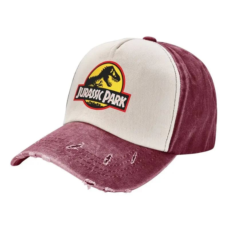 Casquette Jurassic Park (Modèle: Bordeaux)