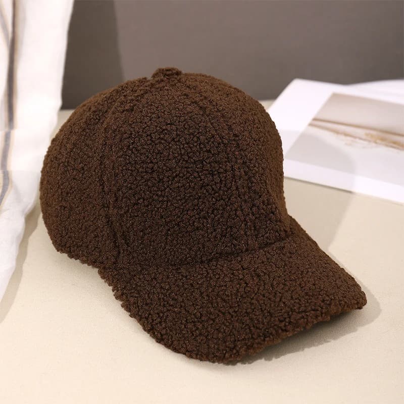 Casquette Marron en Laine