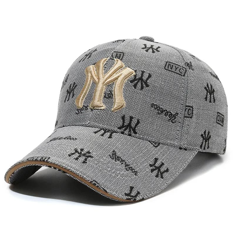 Casquette NY Style Luxe (Modèle: Gris)