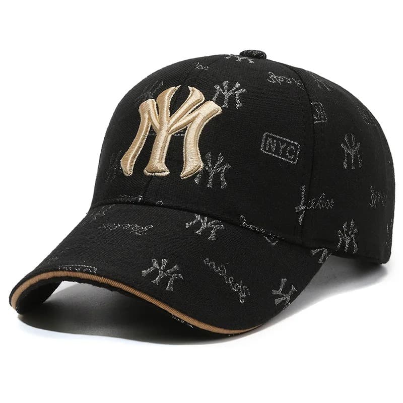 Casquette NY Style Luxe (Modèle: Noir)