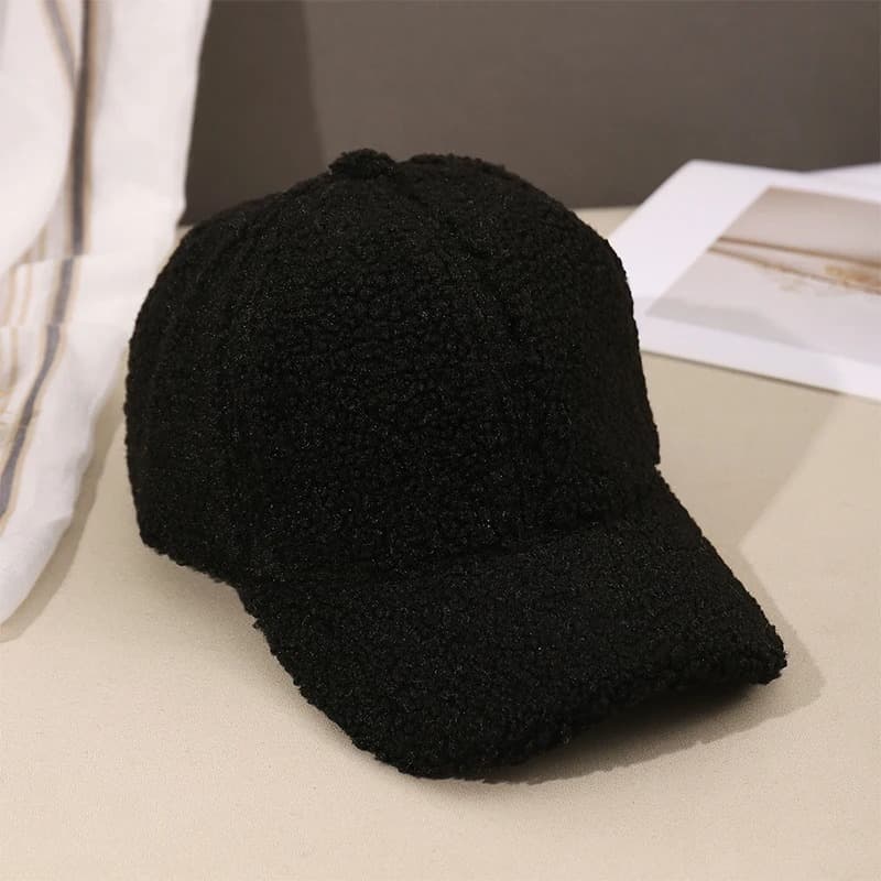 Casquette Noire en Laine