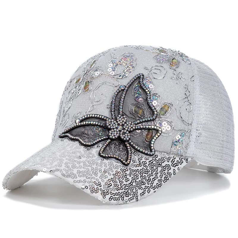 Casquette Papillon (Modèle: Blanc)